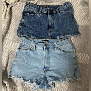 Wrangler women's denim shorts bundle